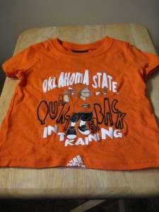 NEW IR Oklahoma State Cowboys Tee 12 Months Infant AHZ  