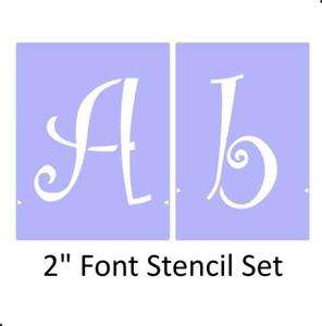   Stencil, Large alphabet letters to paint your craft projects.  