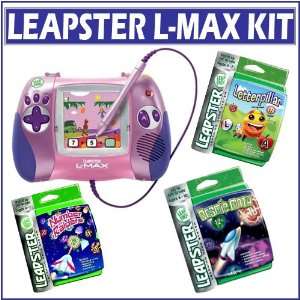    Leapfrog Leapster L Max Pink w/ Accessory Kit Toys & Games