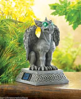 Solar Gargoyle Statue Medieval Mythical Garden Outdoor  