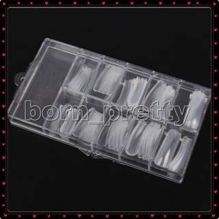   USE NAIL ART SYSTEM FORM UV GEL ACRYLIC MOLD TIP NAIL PAINT PRACTICE