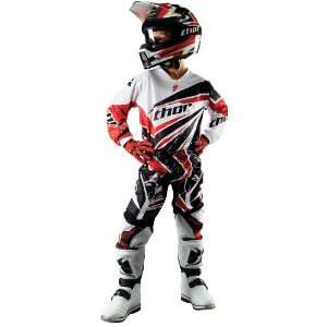   Thor Motocross Youth Phase Wedge Jersey   Youth Small/Red Automotive
