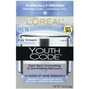  LOreal Youth Code Even Day Cream, SPF 30, 1.6 Ounce 