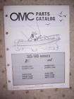 1982 OMC Outboard Boat Motor Parts Catalog 50 60 HP L