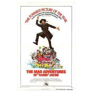  Mad Adventures of Rabbi Jacob Original Movie Poster, 27 x 