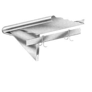  Commercial Stainless Steel Shelf w/pot rack   14x96L 