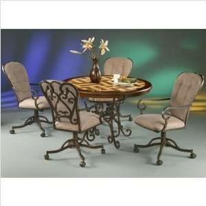  Magnolia Dining Table in Autumn Rust Furniture & Decor