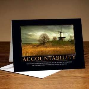  Successories Accountability Windmill 25 Pack Greeting 