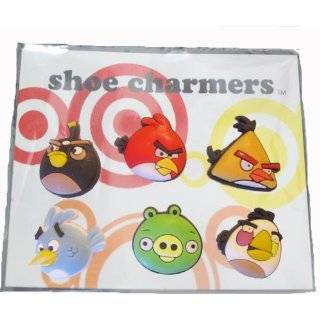 Angry Birds and Pig Shoe Charms 6 pc Set   Jibbitz Croc Style by Shoe 