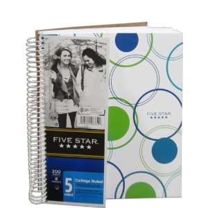  Five Star 5 Subject Notebook Color and Print May Vary 