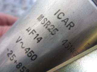 LOT OF 2 ICAR CAPACITOR MSR25 SMT SWISS CNC  
