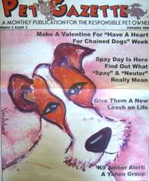   cover of the following books and publications the pet gazzette teddy