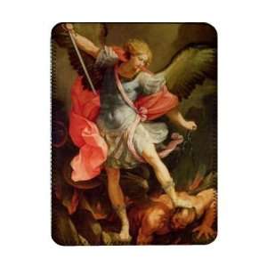  The Archangel Michael defeating Satan (oil   iPad Cover 