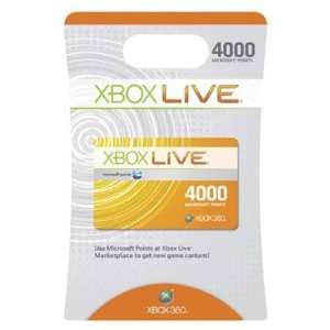  X360 Live 4000 Points Electronics