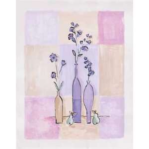  Modern Vases With Pears Poster Print