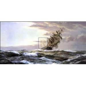  Glory of the Seas by Montague Dawson. Size 38 inches 