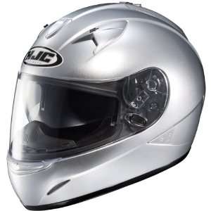  HJC IS 16 Full Face Motorcycle Helmet Light Silver Large L 