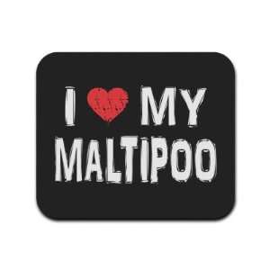    I Love My Maltipoo Mousepad Mouse Pad