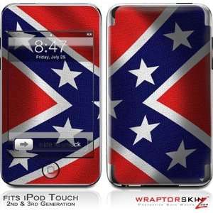  Touch 2G & 3G Skin and Screen Protector Kit   Confederate Flag  