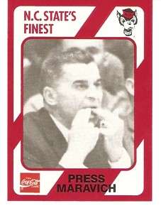 1989 Press Maravich N.C. State card LSU Tigers  