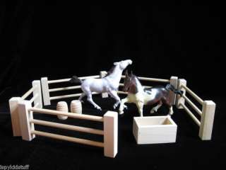 Farm Fencing for Kids Pretend Play Horses Barrels Tank*  