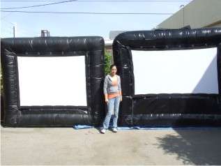 Ft Inflatable Movie Screen front & rear projection  