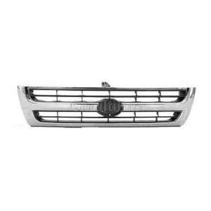   Grille assy w/V6 engine; bright & dark argent 1999 2000 Automotive