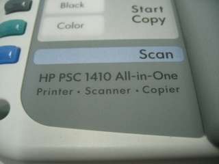 HP PSC 1410 Q7286L All In One Color Ink Jet Printer USB  
