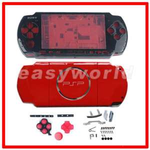 New PSP 3000 Full Housing Case Shell Front+Back+Buttons Faceplate 
