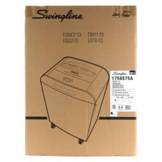 Swingline DS22 13 Jam Free Strip cut Departmental Shredder  