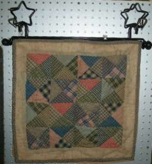 Prim Country Home Decor/Wall Decor Hanging Mini Quilts  