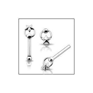  925 Silver Star Nose stud Piercing Jewelry Jewelry
