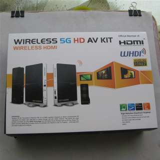5GHz Wireless HD HDMI TV PC Transmitter Receiver Kits  