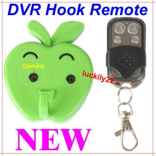 NEW MiNi HD Clothes Hook DVR Spy Cam Camera+Remotes  