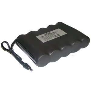 Customize NiMH Battery Pack 12V 10Ah ( 2x5D 2C5R Flatpack) with 5.5x2 
