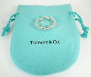 Tiffany & Co Paloma Picassco Sterling Zig Zag Ring   Size 8  Tiffany 