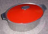 Griswold #99 Vintage Aluminum covered Roaster Red oval  