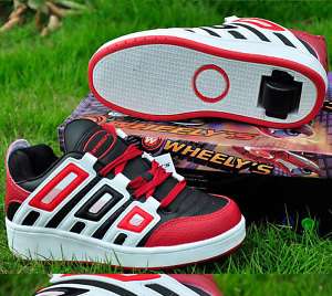 WHEELYS Roller Skate Shoes Heelys Style   Red  