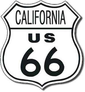 ROUTE 66 CALIFORNIA Tin Metal Sign  