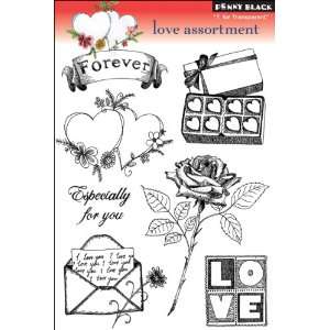  Penny Black Clear Stamps, Love Assortment 