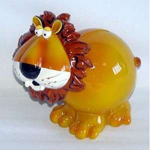  Bobble Head Lion Piggy Bank   Funny Toys & Games