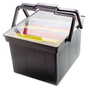   File Storage Box, Legal/Letter, Plastic, Black AVTTLF2B Electronics