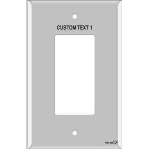  Light Switch Labels 1 Decora (plastic   midway size)