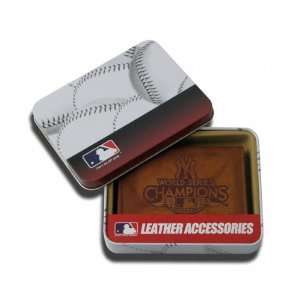 New York Yankees 2009 World Series Champions Wallet Embossed Leather 