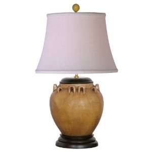  Yellow Porcelain Table Lamp