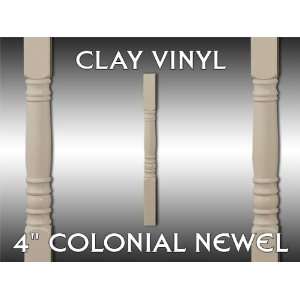  Clay 4x4x48 Vinyl Colonial Newel