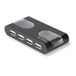  USB 2.0 7 Port Lighted Hub Blk