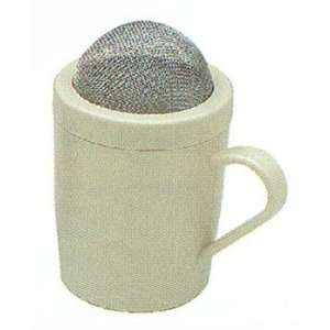  Powdered Sugar Shaker with Stainless Steel Mesh Dome Lid 