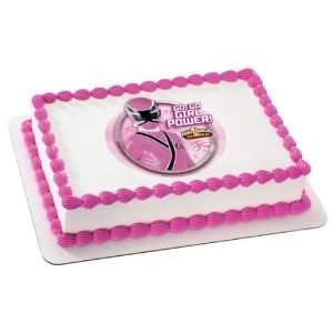   Power Rangers Girl Personalized Edible Image Cake Topper Toys & Games