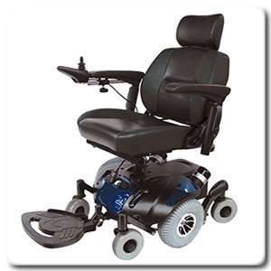 Power Wheelchair with Captains Seat   Image GT Mid Wheel